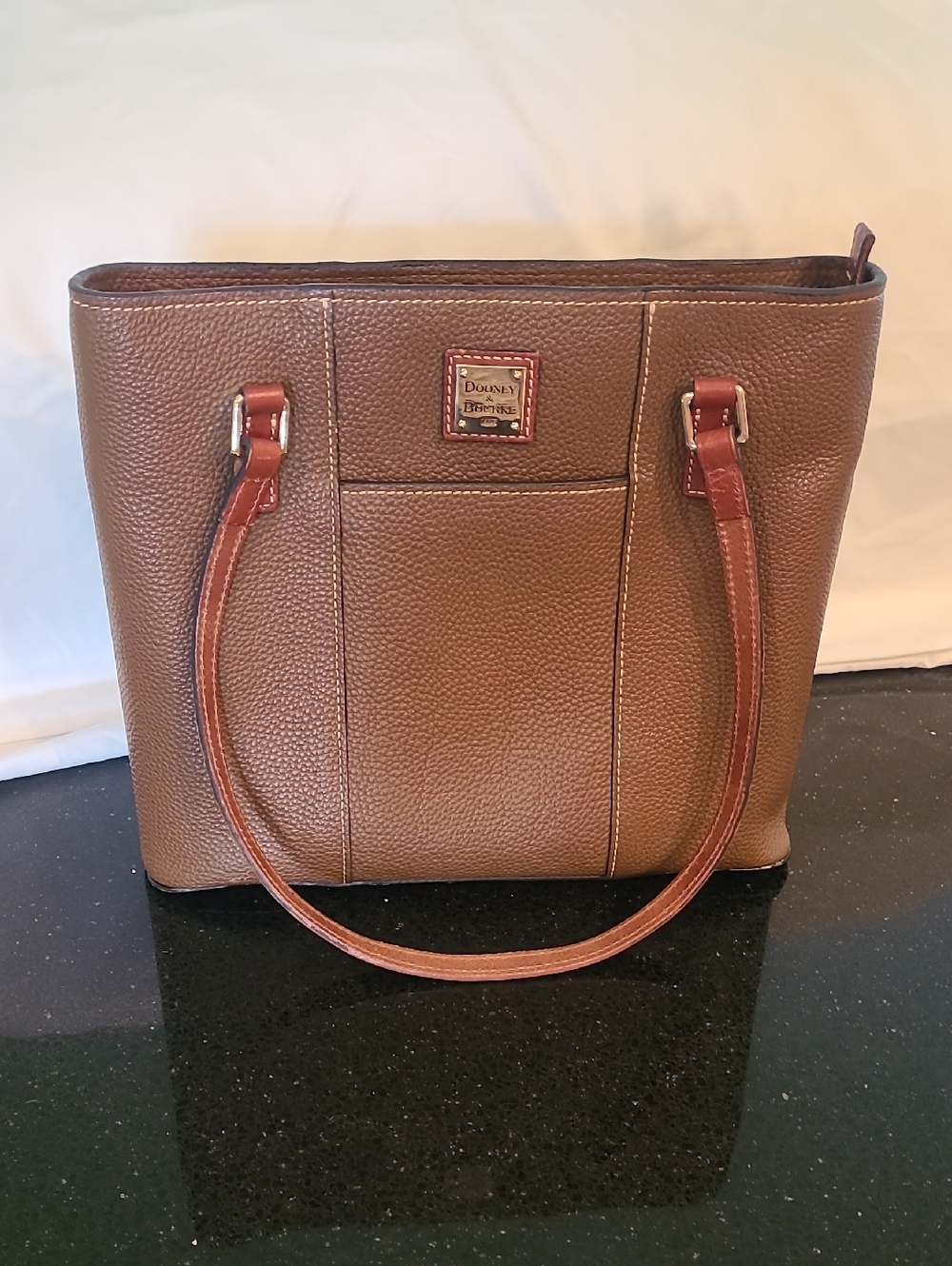 Dooney & Bourke Pebbled Leather Small Lexington Tote